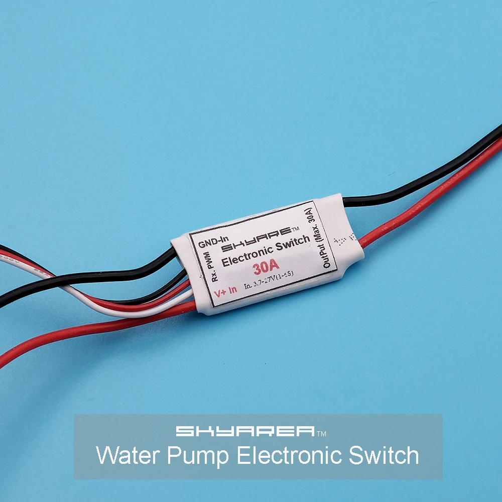 Interrupteur électronique ZTW ESC pour bateau RC, monté sur support