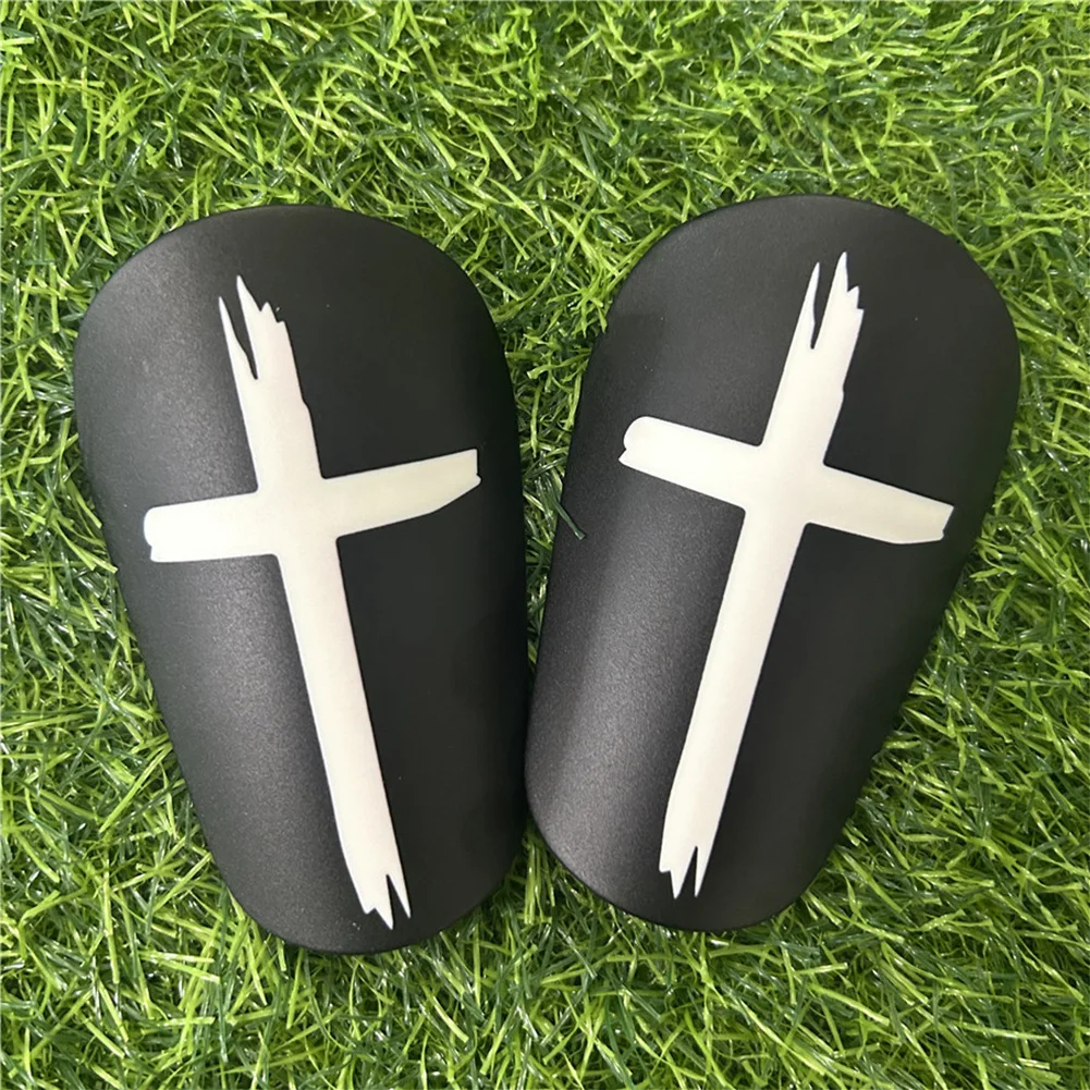 1 Pair Soccer Miniature Shin Guard EVA Cross Football Shin Pads Shock Absorbing Soccer Leg Protector for Men Women