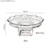 Japanese style high footed glass lace plate, small cake dessert plate, jewelry ring storage tray, aromatherapy candle tray 6
