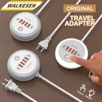 50W USB Charger Multi Ports Power Strip Socket Fast Charging Travel Charger For iPhone Samsung Xiaomi Quick Charge Phone Adapter