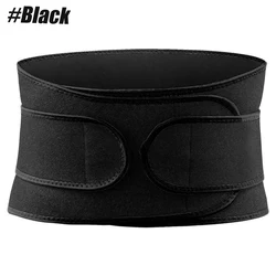 Ergonomic Unisex Back Support Belt for Pain Relief and Posture Correction (Black)