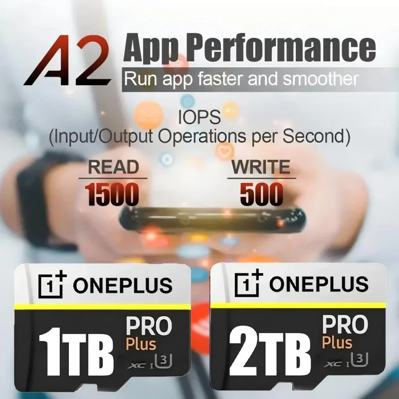 원플러스 고속 TF 메모리 2TB 1TB 512GB 256GB 128GB V30 A2 4K 멀티 디바이스 (어댑터 포함) 스마트폰, 태블릿, PC 겸용