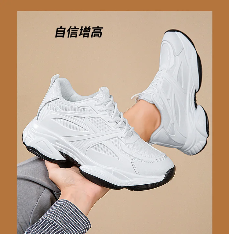 Winter Men's Height-increasing 10CM Sports Shoes Men Genuine Leather Mesh Shoes Warm Thick-soled Shoes Heightening Insoles 6-8CM Sa1f89351568e4ea78239211a4fe3036dE
