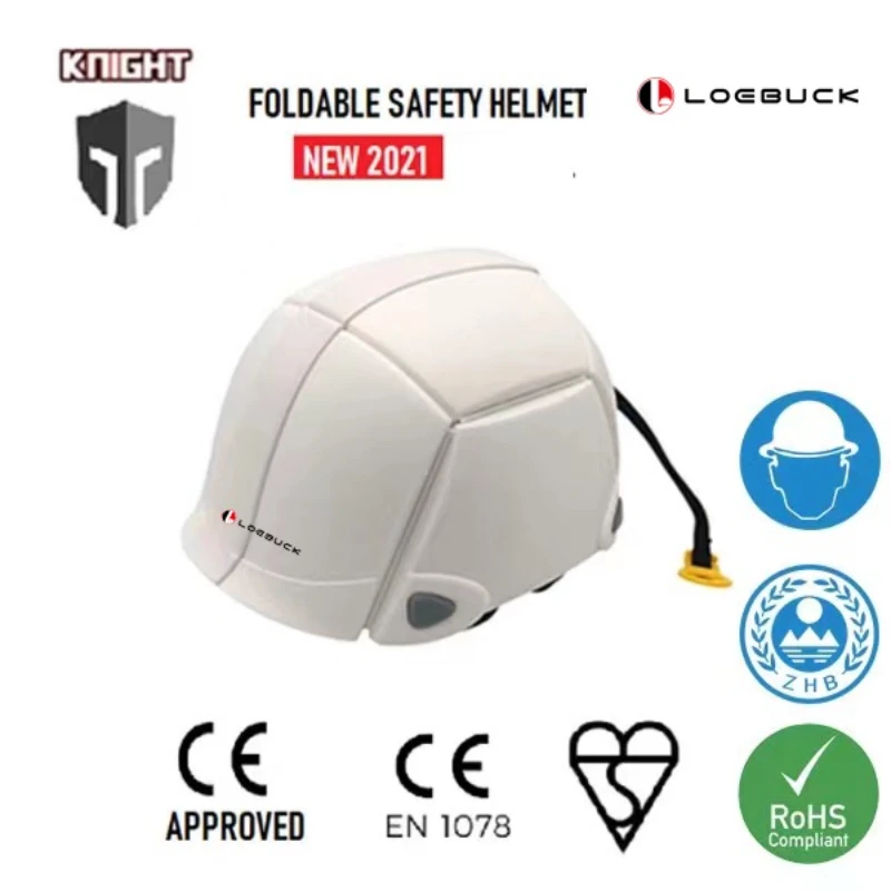 LOEBUCK FOLDABLE SAFETY HELMET CE APPROVED WHITE