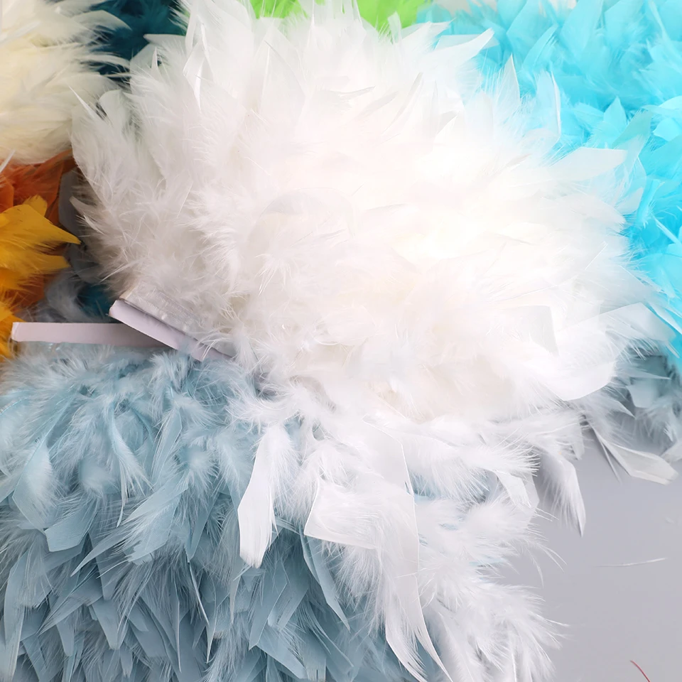 

10 Meters Turkey Feathers for Clothes DIY Marabou Feather Fringe for Needlework Party Plume Handmade Mirror Home Decor Wholesale