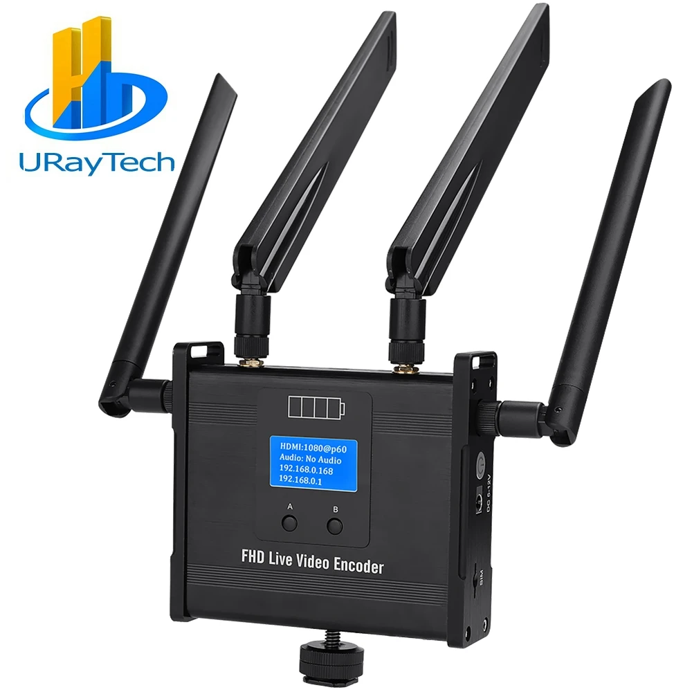 라이브 스트리밍 유튜브 페이스북용 HD 비디오 인코더, HEVC H.265, H.264, 3G, 4G, LTE, 와이파이, HDMI, RTMP 인코더, 최고의 가격