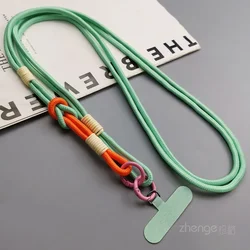 Universal Crossbody and Handheld Phone Strap with Detachable Anti - Loss Design - Other (Orange light green)