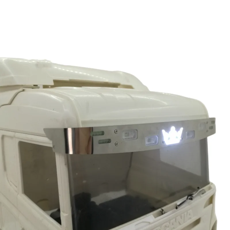 LED Sun Visor Lamp for Tamiya Scania 620 1/14 RC Truck Decoration Lights RC Cars 56323 730 770s Upgrade Accessories 6