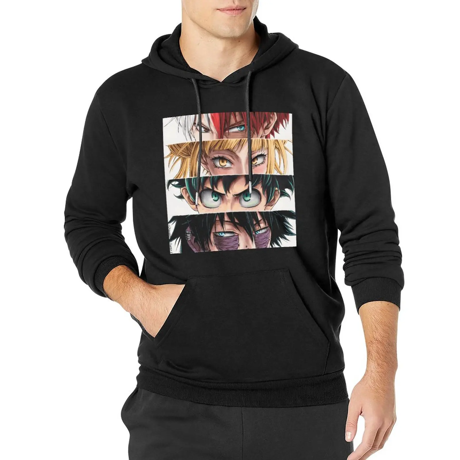 

Heroes Eyes Casual Hoodies Anime Classic Aesthetic Hooded Shirt Winter Long-Sleeve Streetwear Oversized Hoodie Birthday Present