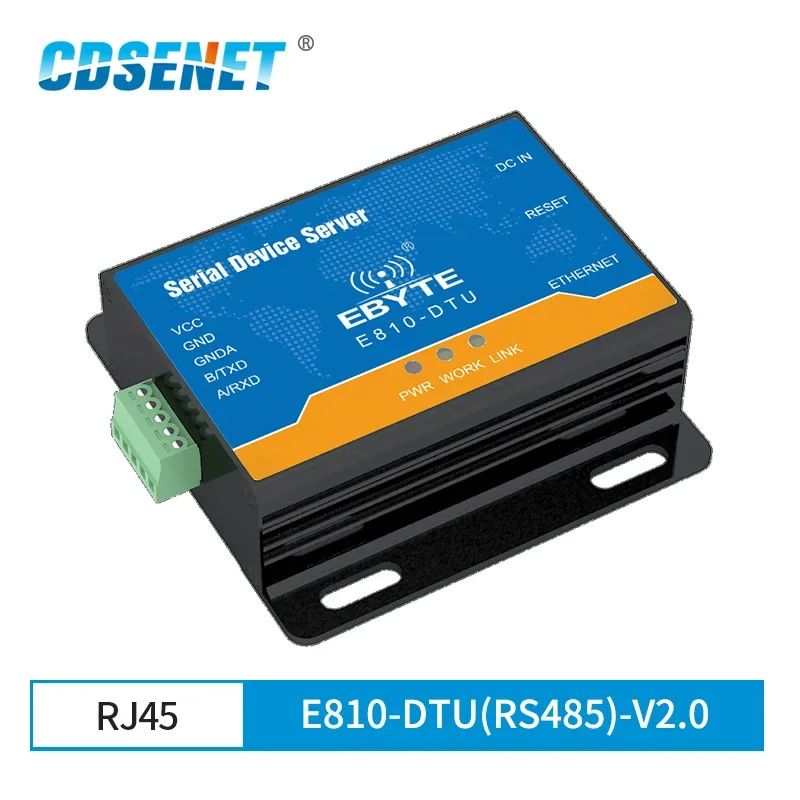 CDSENET Industrial Modbus Converter Modem Equipped RS485 To Ethernet RJ45 0 E810-DTU(RS485)  with M0+ Series 32-bit Processor