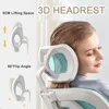 Office Chair Ergonomic Desk Chair with Lumbar Support Adjustable Headrest 3D Armrest and Lumbar Support for Home Office Chair 5