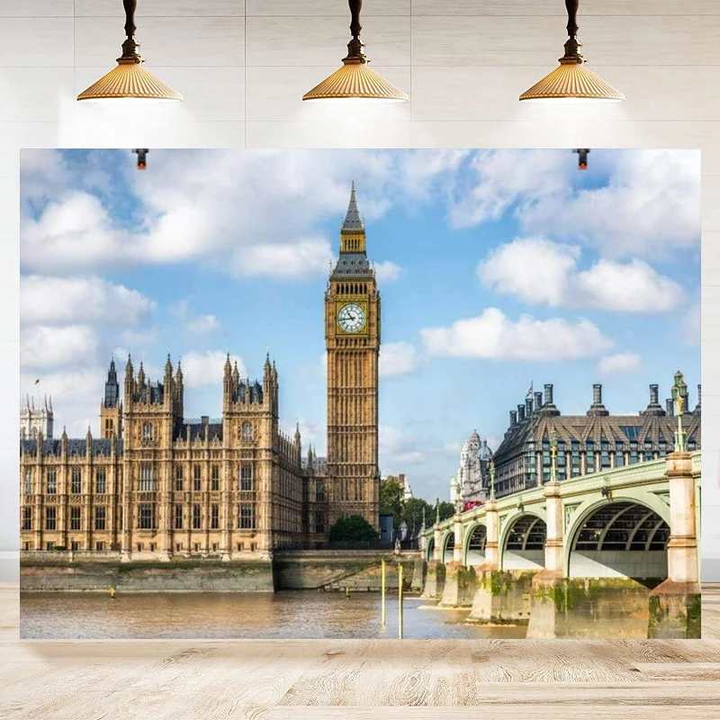 Big Ben Photography Sfondo Clock Tower Elizabeth Tower Inghilterra Camera Del Parlehouse Ponte Di Londra Sfondo Banner