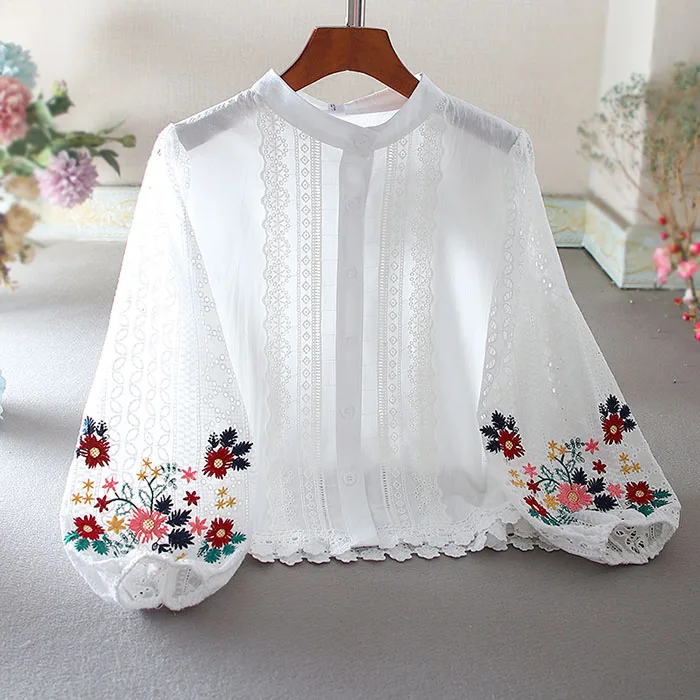 Detailed Embroidery and Lapel View