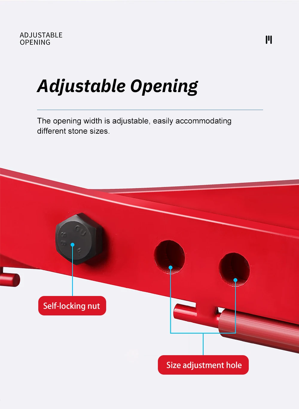 Stone Lifting Clamp Spring-loaded Stone Plate Clamp Marble Slab Clamp Handling T