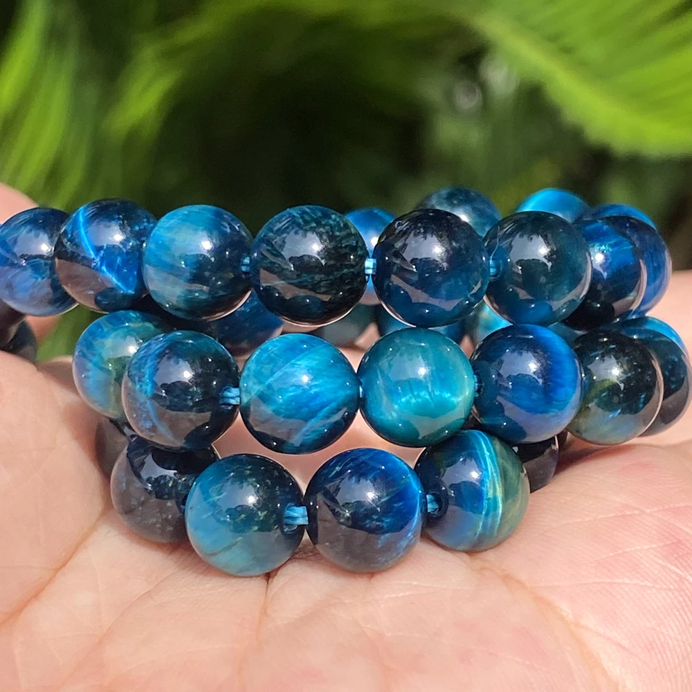 4/6/8/10mm Naturstein Perlen Achate Lava Türkis Jade Runde Lose Perlen für Schmuck Machen diy Armband Halskette Zubehör – Detail 10