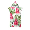 Hot Quick Dry Wetsuit Diving Suit Changing Robe Poncho Towel with Hood Microfiber Absorbent Sweat-absorbent Swim Robe 6