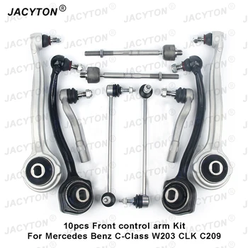 JACYTON Front Suspension Control Arm Kits For Mercedes Benz C-Class W203 CLK C209 2033301911 2033302011 2033303911 2033304011 1