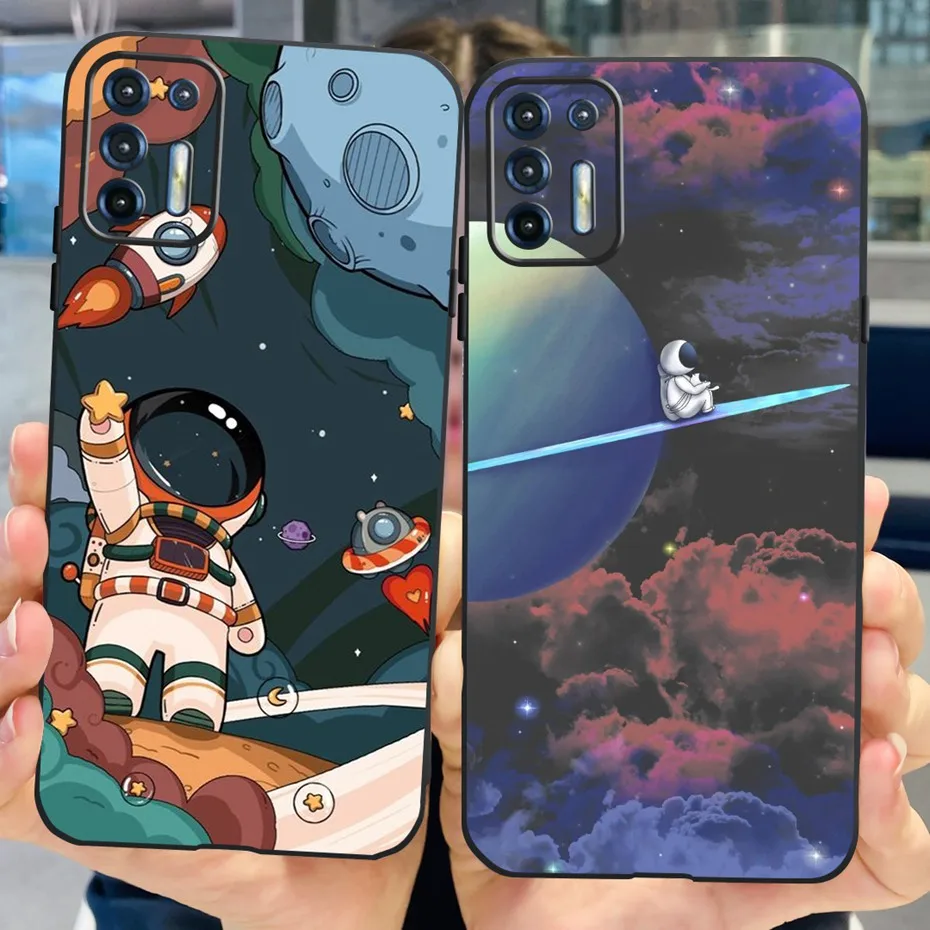 Stylish Black Silicone Bumper Phone Case - Soft TPU Cover with Fashionable Design