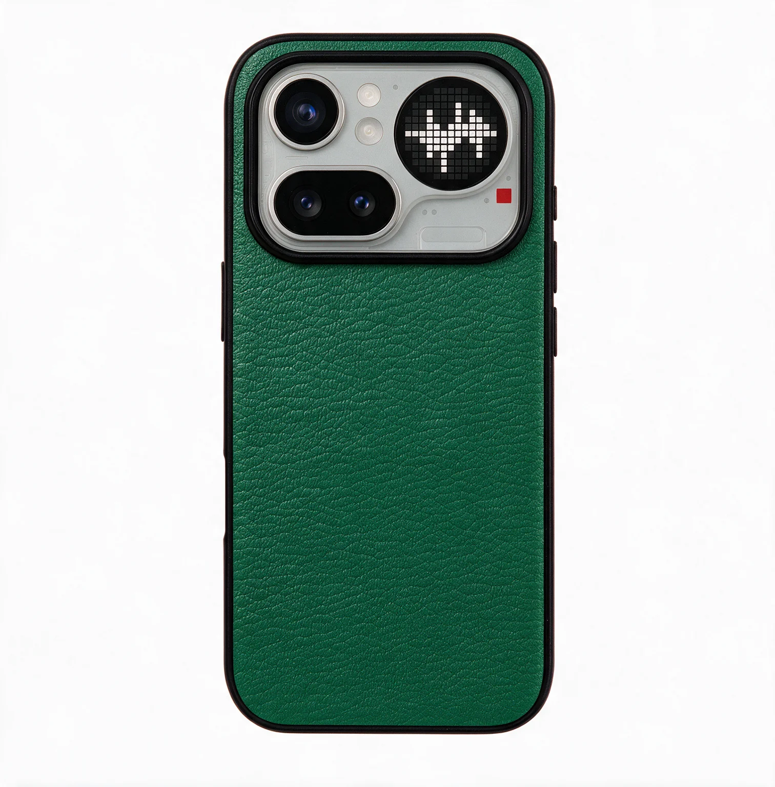 Luxury Sheepskin Leather Phone Case - Solid Color