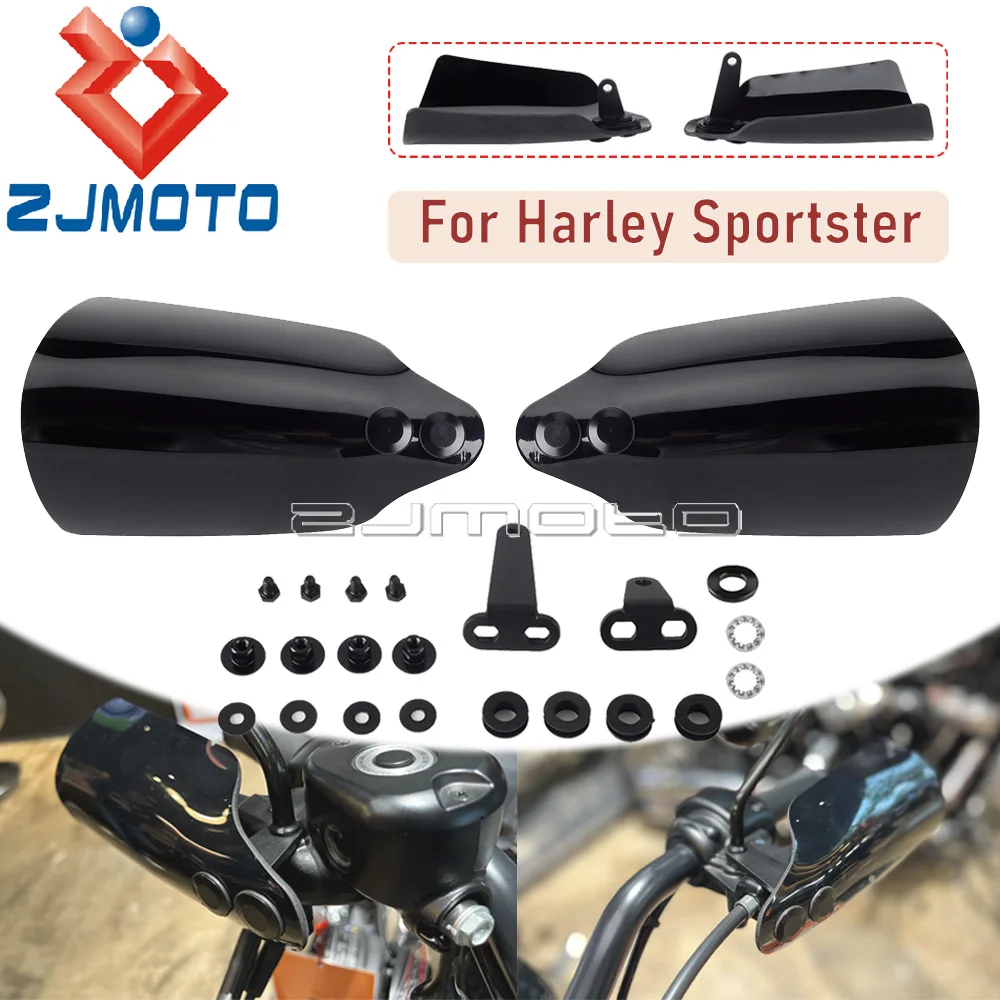 

1 пара черная накладка на руль для Harley Sportster Forty-Eight Low Nightster Roadster sev70-Two XL 883 1200 L N R V 2004-22