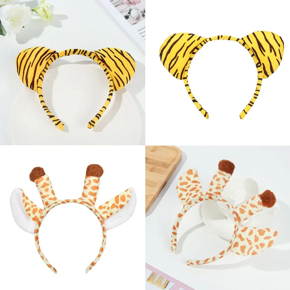 Plush Animal Ears Headband for Cosplay Party Supply