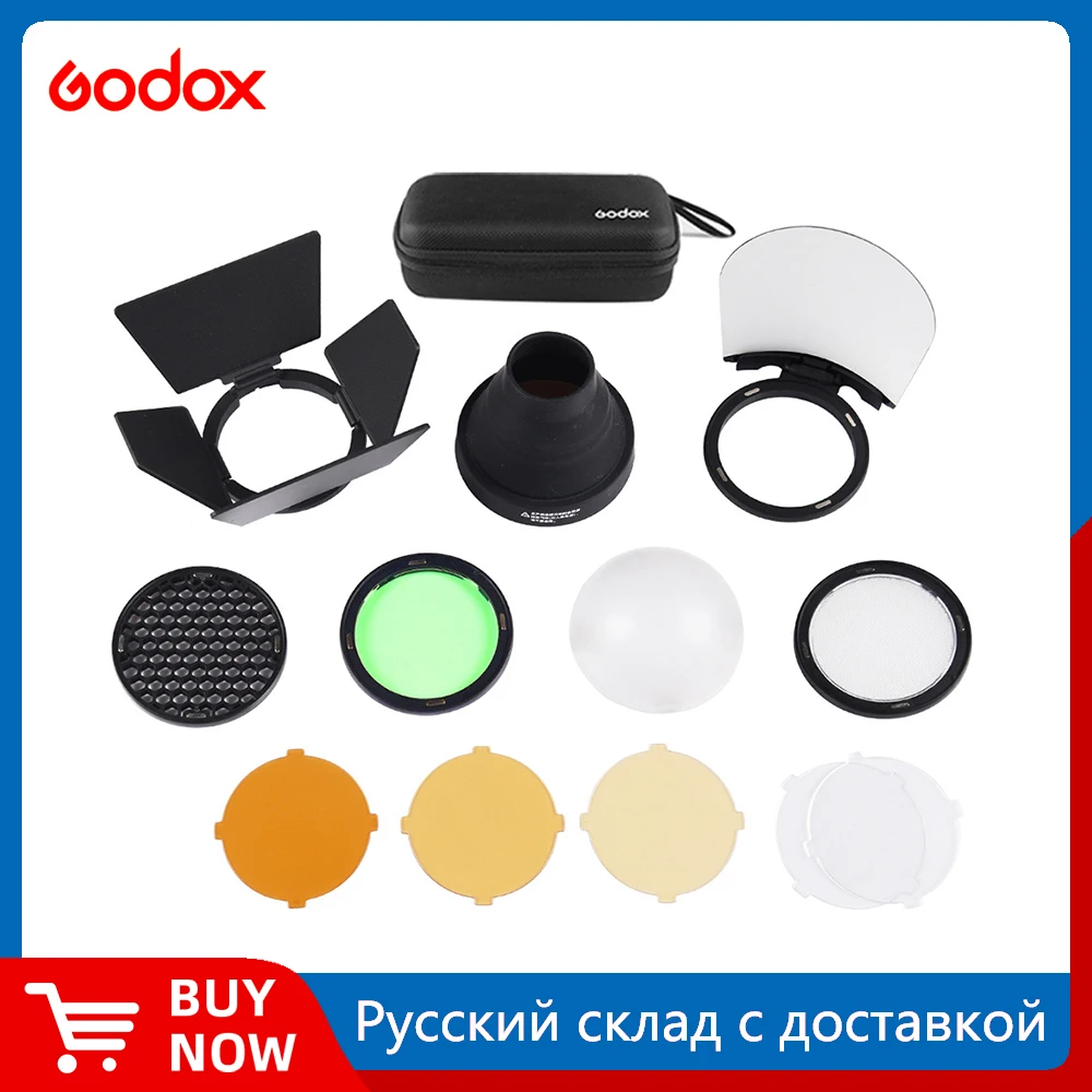V1 Godox Diffuser Kit Diffuser Ball Kits Filter Reflector Flash