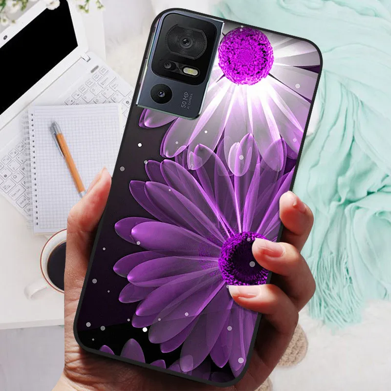 Black Lion and Wolf Silicone Soft Phone Case - Protective Shell
