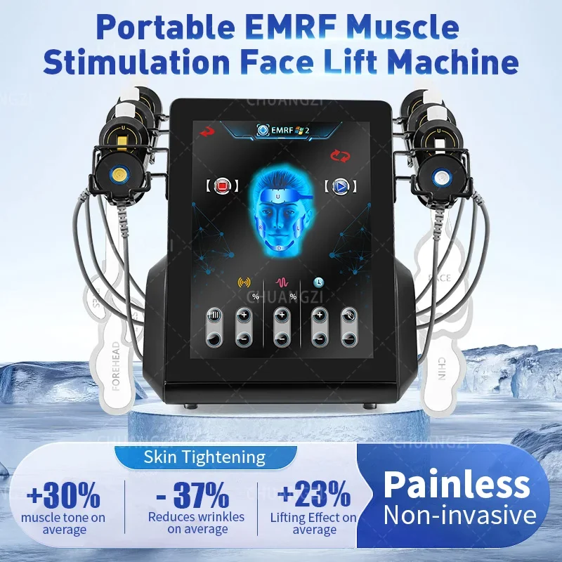 

Аппарат для лифтинга лица EMrf, тонизирующий мышцы, подтягивающий и подтягивающий кожу лица, подтягивающий мышцы, аппарат для создания антивозрастной кожи лица