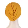 Islamic Pearl Milk Silk Braid Turban Muslim Pullover Cap Casual Hijab Scarf  India Hat  Hat Wrap Headscarf  Hair Accessories 5
