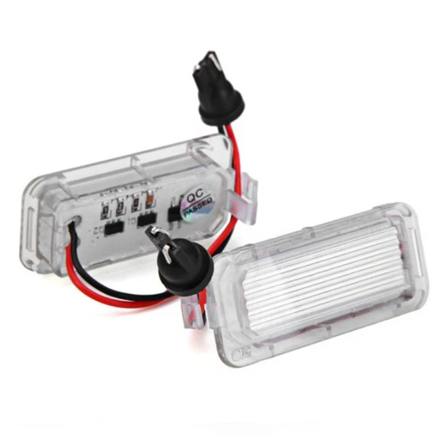 2pcs Canbus LED License Number Plate Light No Error For Ford Fiesta Focus C-Max Kuga Mondeo Jaguar XJ XF Car Signal Lamp 2