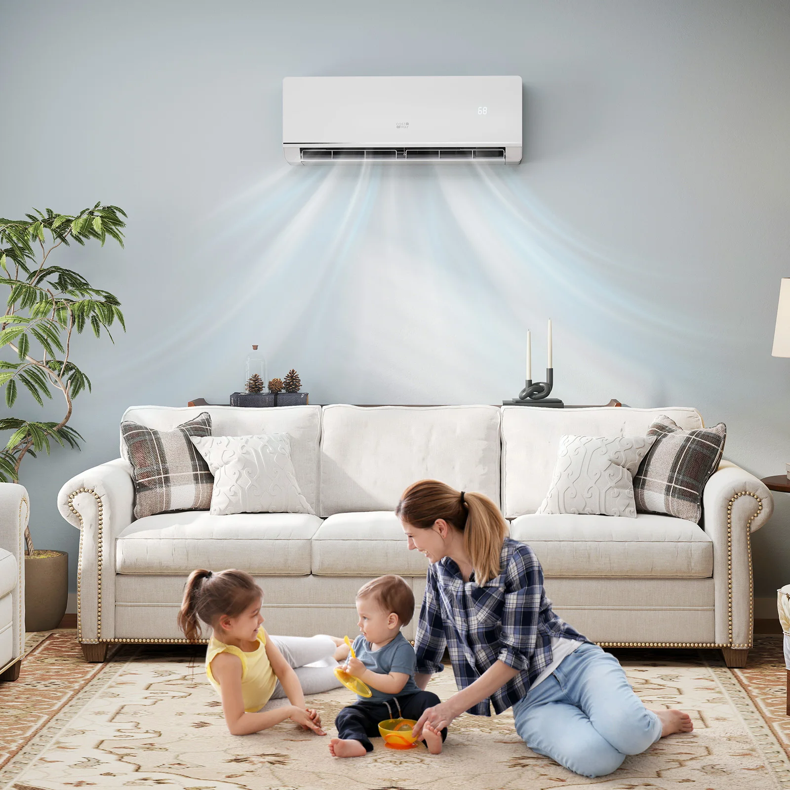 18000 BTU Mini Split Air Conditioner & Heater 25 SEER2 208-230V AC Unit 2