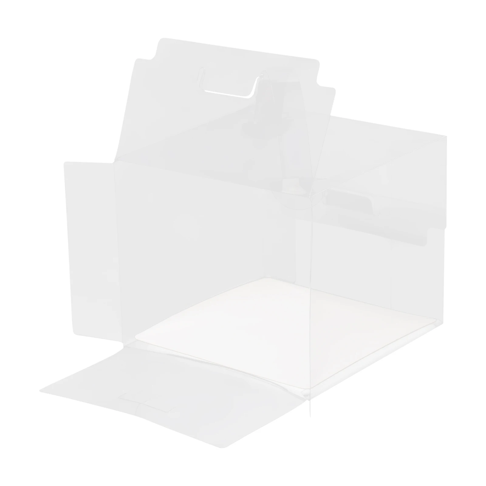 50PCS Clear Cake and Bread Packaging Boxes with Handle, Transparent Dessert Gift Boxes ... - SKU CCBB1759 - UGI Packaging