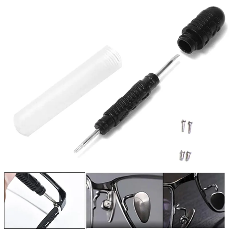 

Glasses Screwdriver 2 in 1 Multi-functional Double Head Repair Tools Portable Professional Mini Sunglasses Non-slip Phone Watch