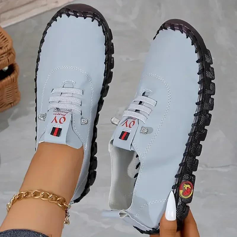 2024 New Women Sneakers Spring Summer Loafers Soft-soled Roman Comfortable Sneakers Women Retro Plus Size Single Shoes for Women 4