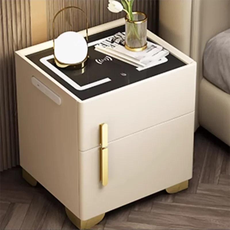 

Luxury Bedroom Night Table Modern Nordic Drawer Storage Nightstand White Minimalist Armarios De Dormitorio Home Furniture