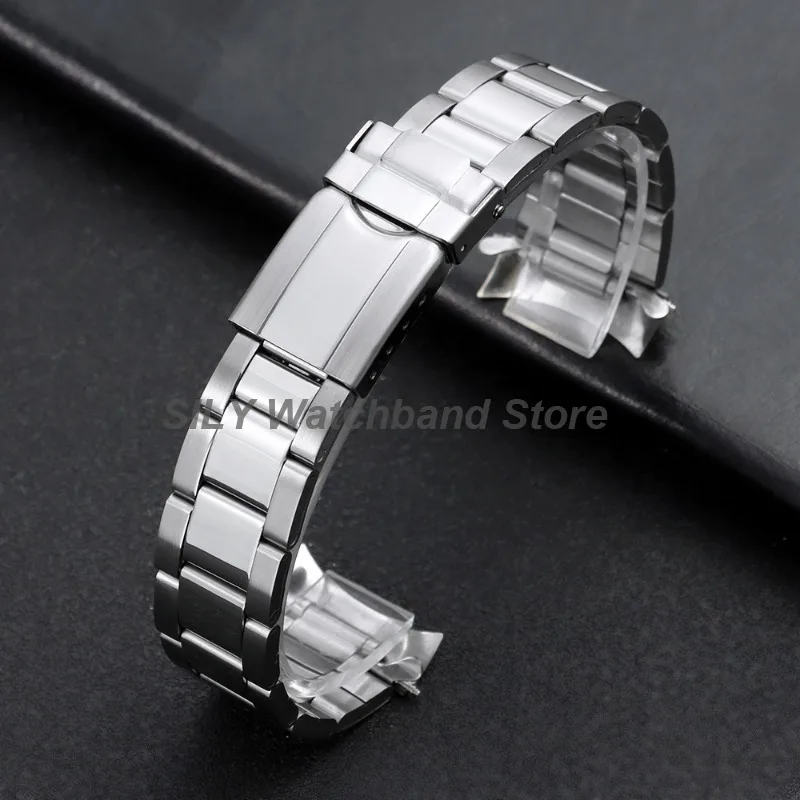 Universal Stainless Steel Folding Buckle Sports Watchband Strap