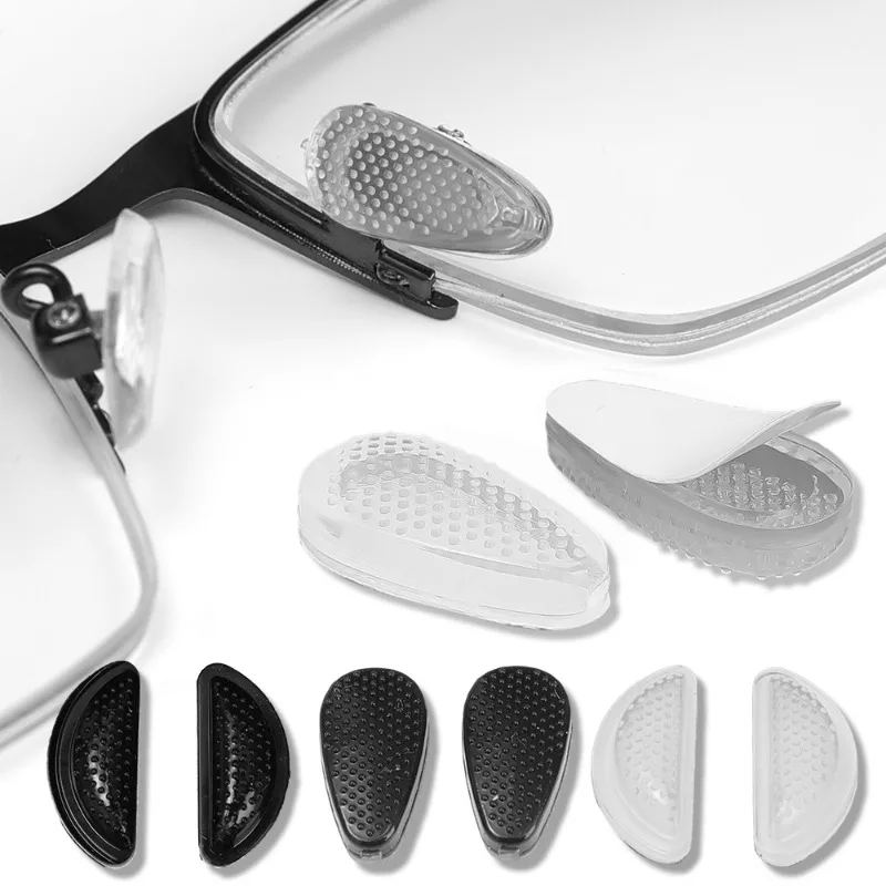 Massage Balloon Nasal Pad Anti-Slip Silicone Self Adhesive Glasses Nose Holder Sticker Pads Anti-drop Sunglasses Accessories 5