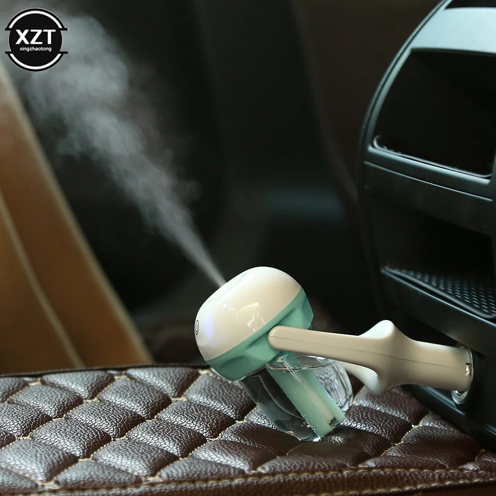 Mini Car Air Humidifier Steam Air Purifier Aroma Diffuser Essential Oil Aromatherapy Diffuser Auto Mist Maker Sprayer For Car air humidifier air purifier