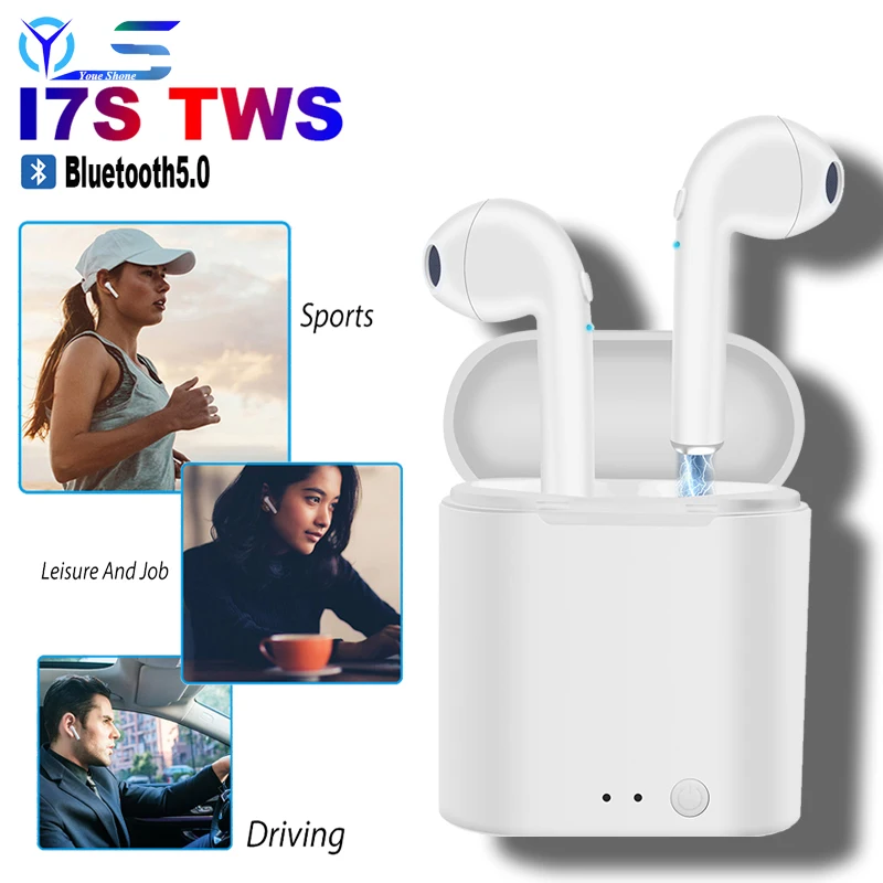 Беспроводные Bluetooth-наушники Air i7s Fone наушники-вкладыши гарнитура Handsfree с