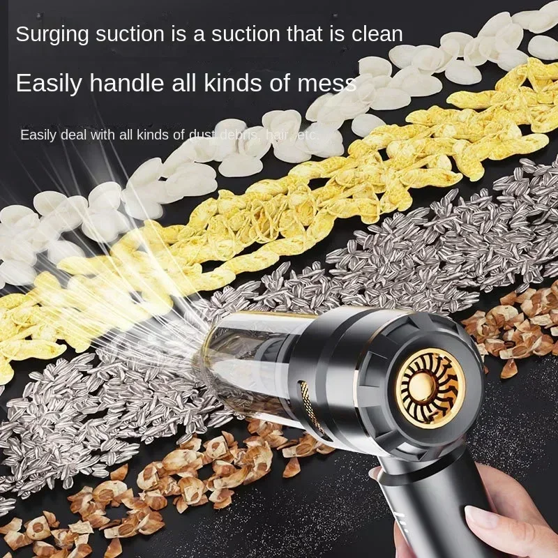 car vacuum cleaner high power portable handheld wireless brushless motor cleaning machine powerful air duster for home appliance Car Vacuum Cleaner High Power Portable Handheld Wireless Brushless Motor Cleaning Machine Powerful Air Duster for Home Appliance 5