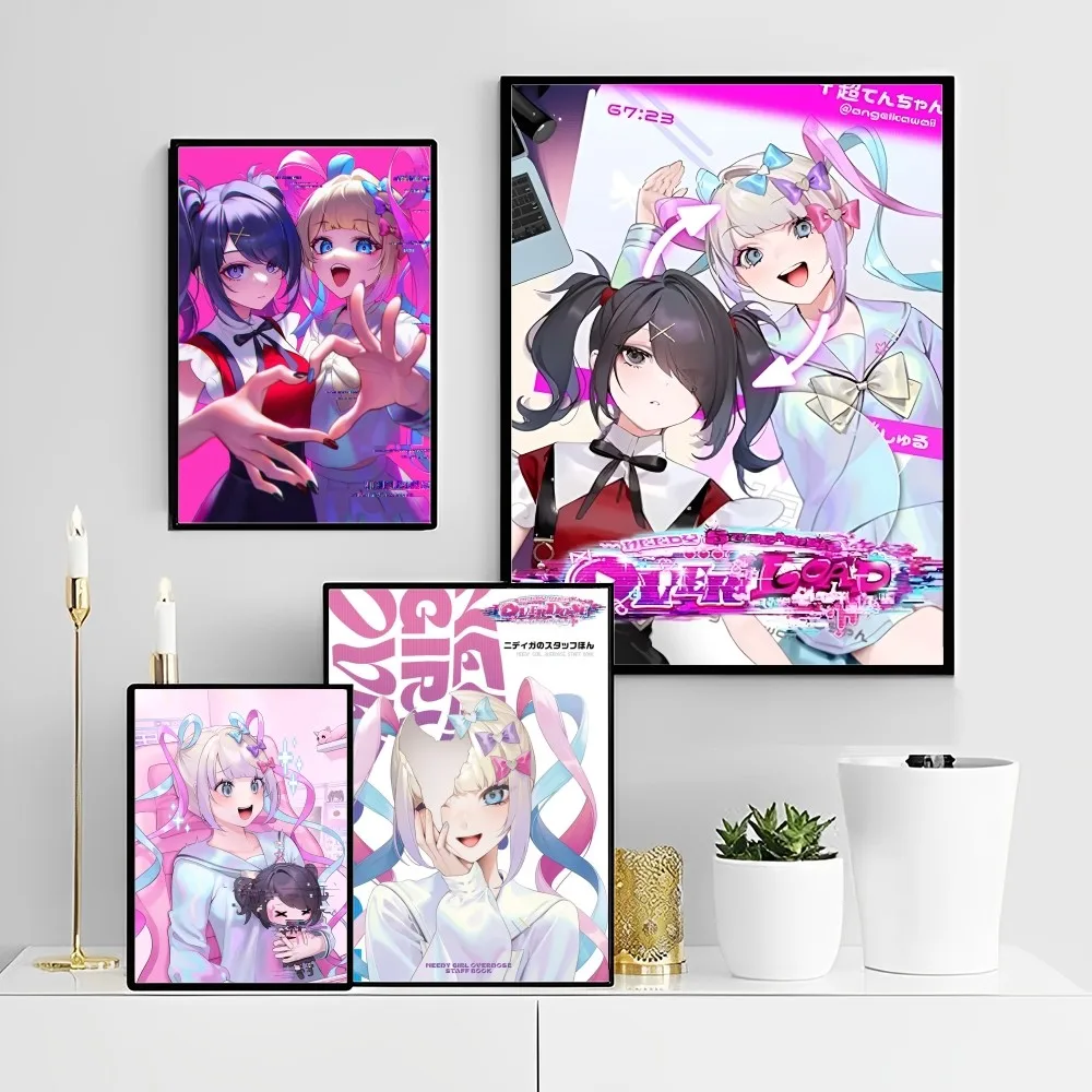 

Needy Girl Overdose Game Poster Self-adhesive Art Poster Retro Kraft Paper Sticker DIY Room Bar Cafe Vintage Decorative