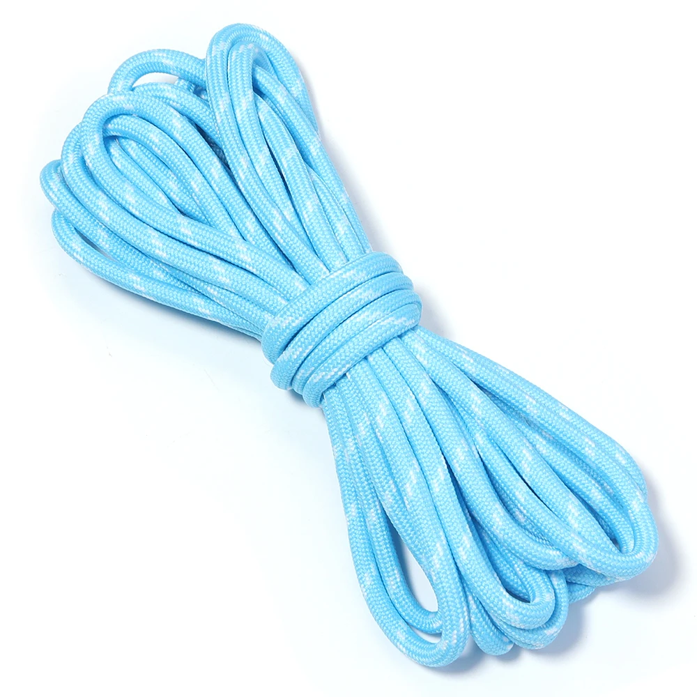 Colorful 5mm Braided Polyester Nylon Cord - 5 Yards for Crafting & DIY Projects