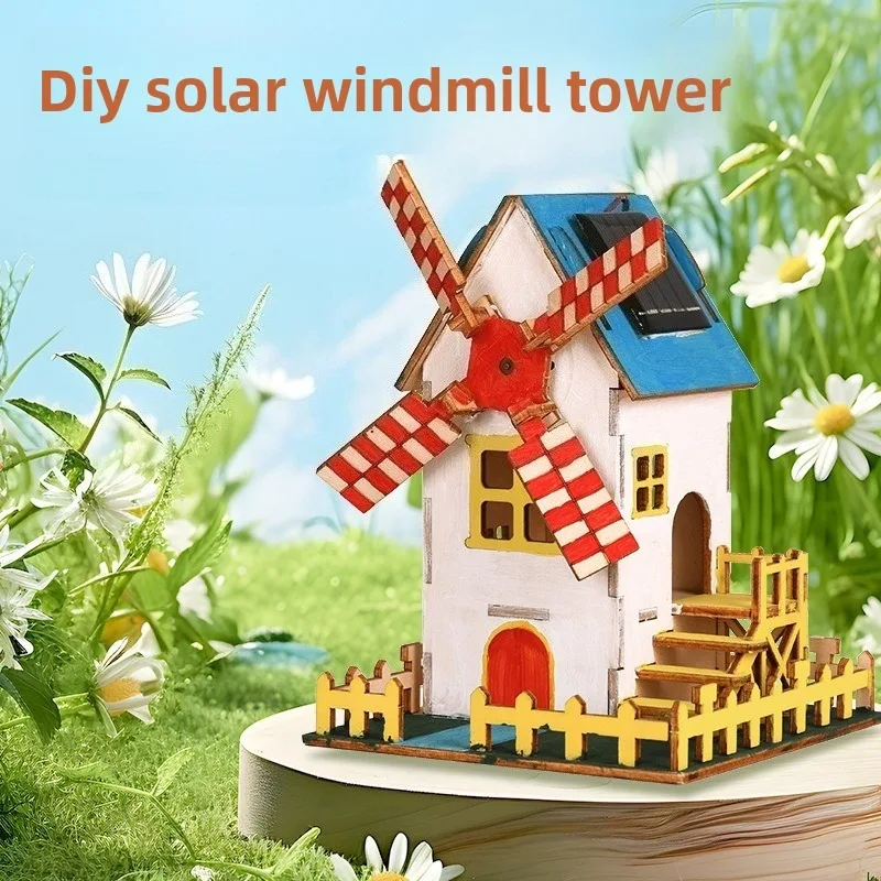 ตัวเลือกสินค้า พัดลม DIY พลังงานแสงอาทิตย์ ของเล่น STEM สำหรับเด็ก