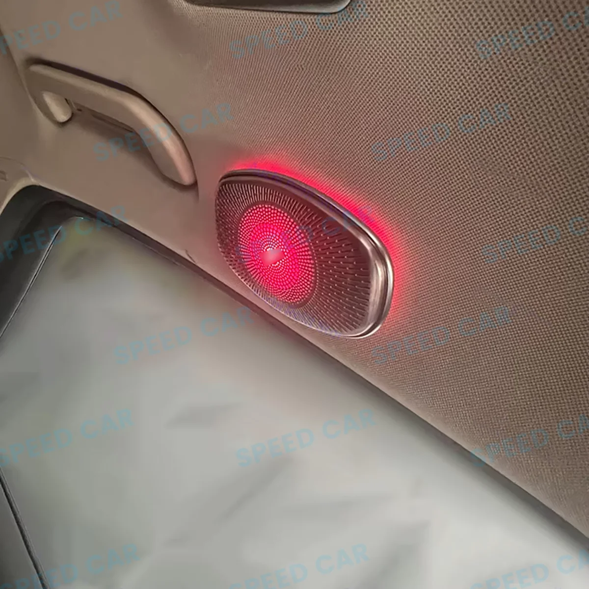 메르세데스 벤츠 W205 W213 W222 W167 X253 C/E/S용 64색 자동차 천장 LED 스피커, LED 안경 케이스, 혼, 분위기 조명