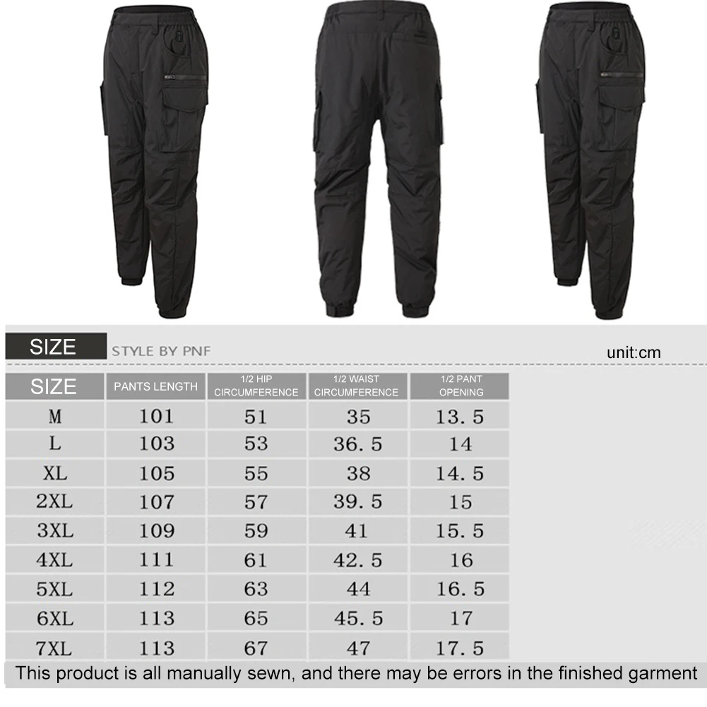 USB Heated Thermal Pants for Men Women Elastic Waist Waterproof Pants 18 Zone Heated Trousers for Skiing Fishing Motorcycle 6