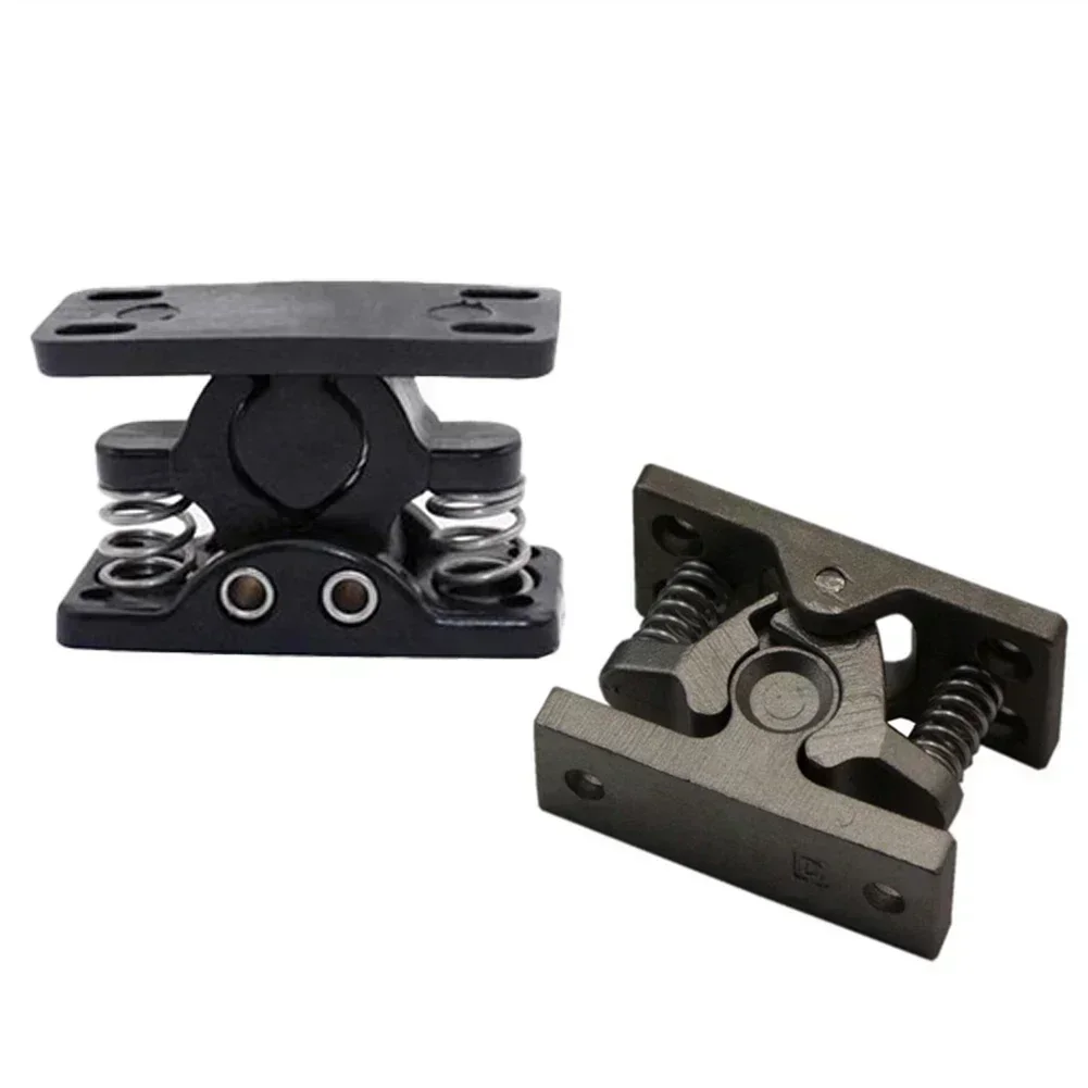 Double Roller Catch With Spring Loaded Door Lock Stop Clamp RV Door Clamp Clip For Caravan Motorhomes Functional Stops