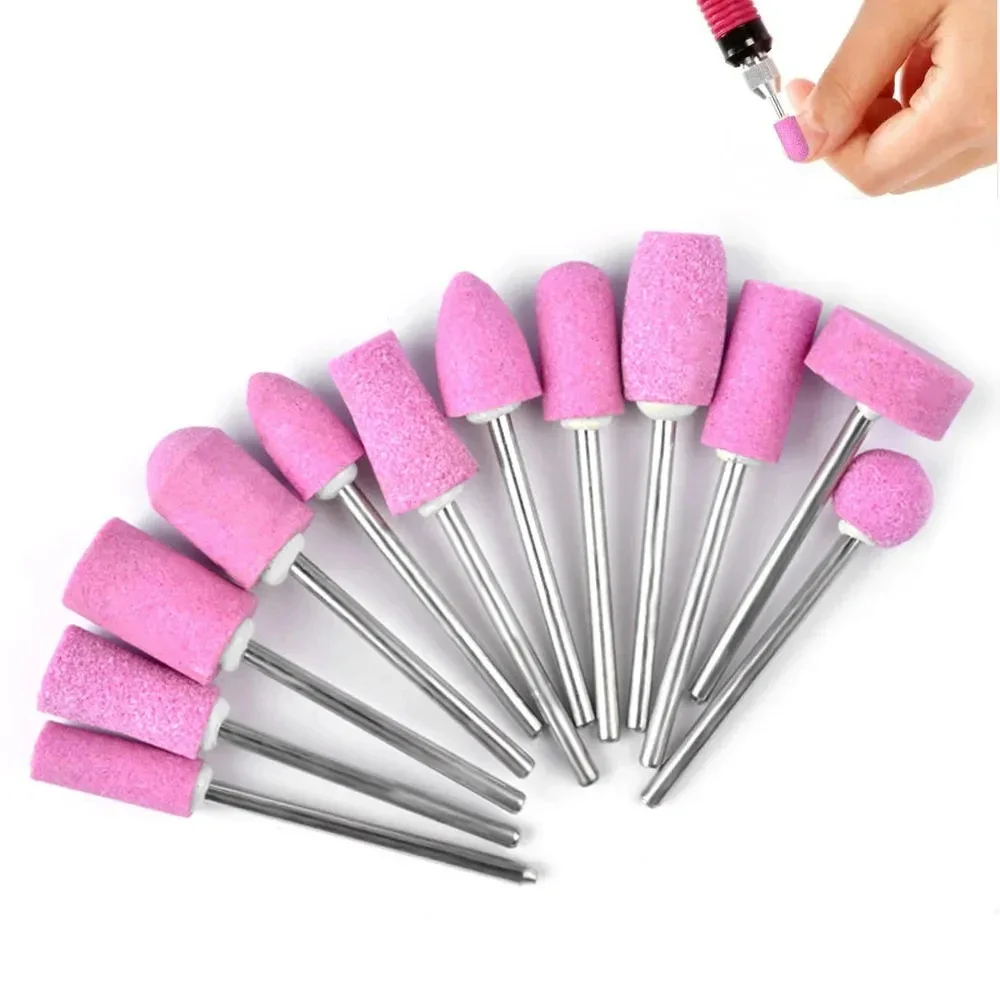 Premium Nail Art Drill Bits Set for Gel Tip Grinding and Polishing