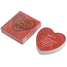 

2022 New Love Oracle Cards for Home Heart-Shaped Fortune Telling Cards Tarot Deck Board Games Playing Cards Spiritual Poker 45
