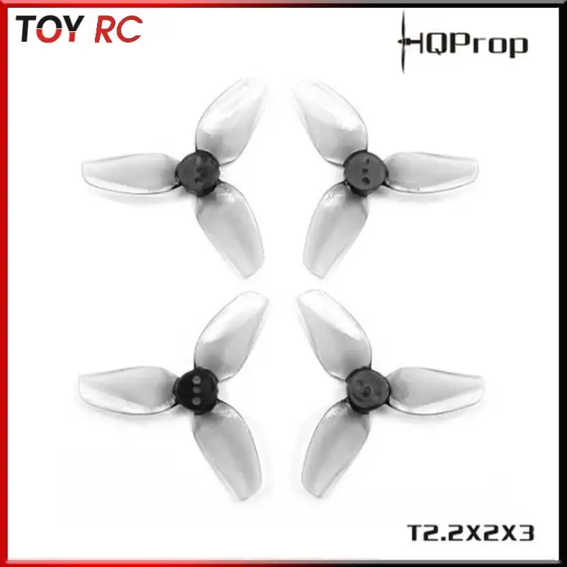 Hélices drone FPV HQProp T2.2x2x3 3 pales 2CW 2CCW grises