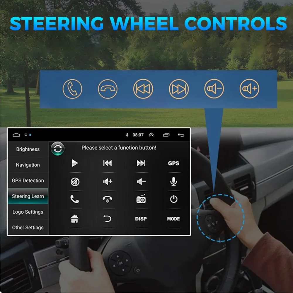 Radio para coche Android 2 Din de GEARELEC, reproductor multimedia con GPS, WiFi y CarPlay para Volkswagen, Skoda Octavia, Golf 5/6, Touran, Passat, Polo y Jetta 6